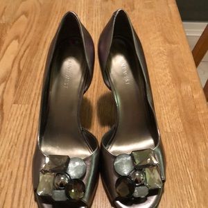 Elegant  women’s silver high heals